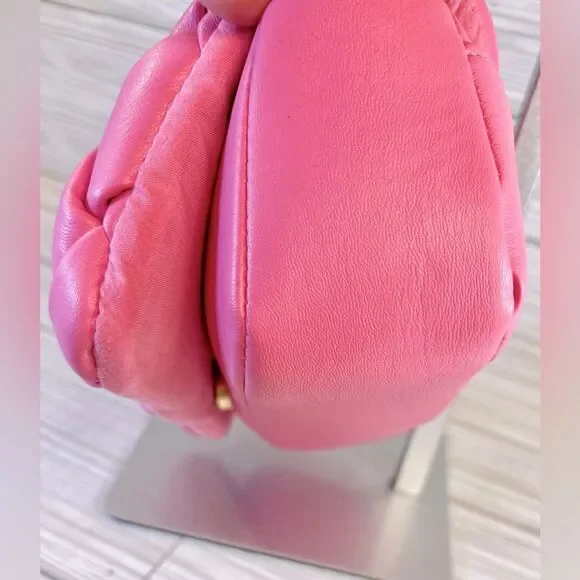 029- Primark Pink Quilted Crossbody Bag - Picture 4 of 12